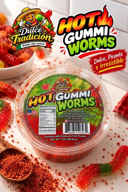 Dulce Tradición · Hot Gummi Worms