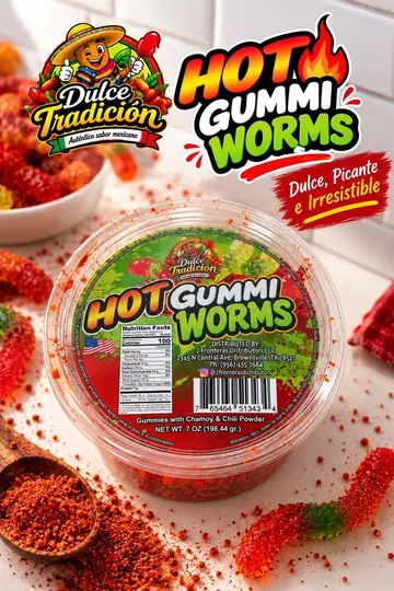 Dulce Tradición · Hot Gummi Worms